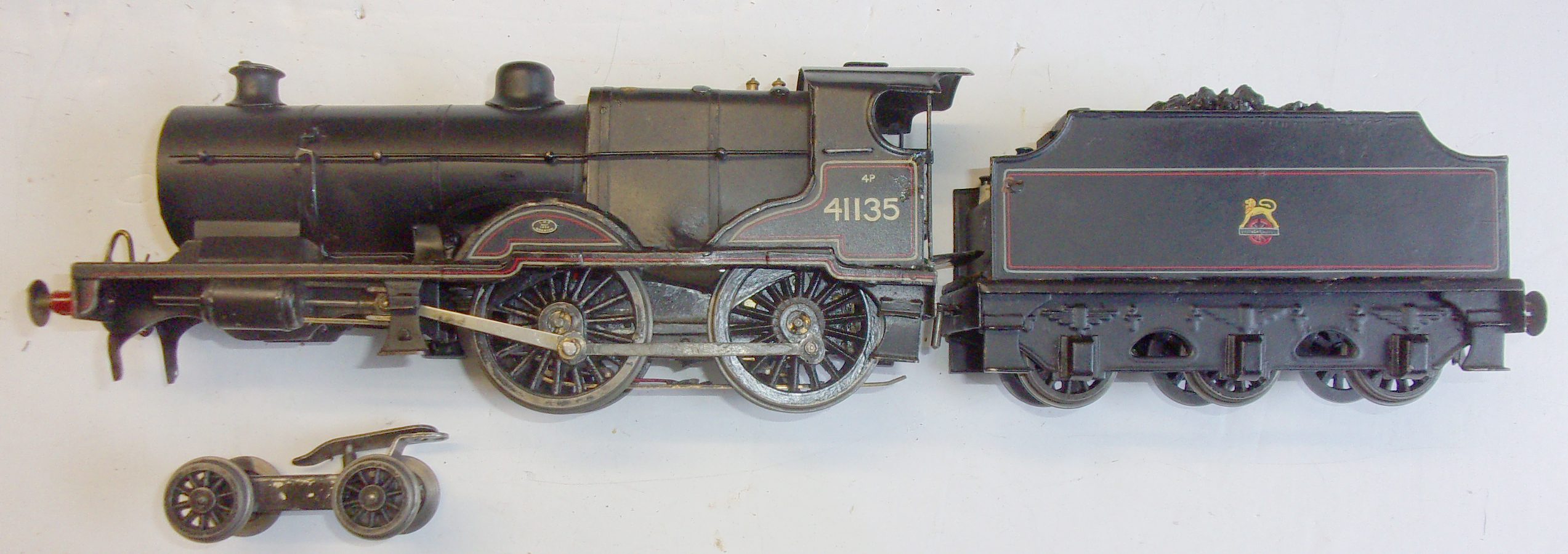 MIDLAND RLY CLASS NUMBERED "41135", original loco built Vulcan Foundry 1925. Allocations include, Dumfries, Stranraer. Note: front bogie is detached, fully needs a screw. (2 x images to view)