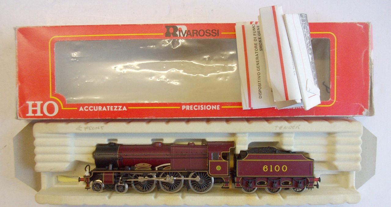 RIVAROSSI OO LOCO FOWLER ROYAL SCOT "6100 Royal Scot".  New, boxed & unused.  Box rubbed.  ( 2 x images to view)