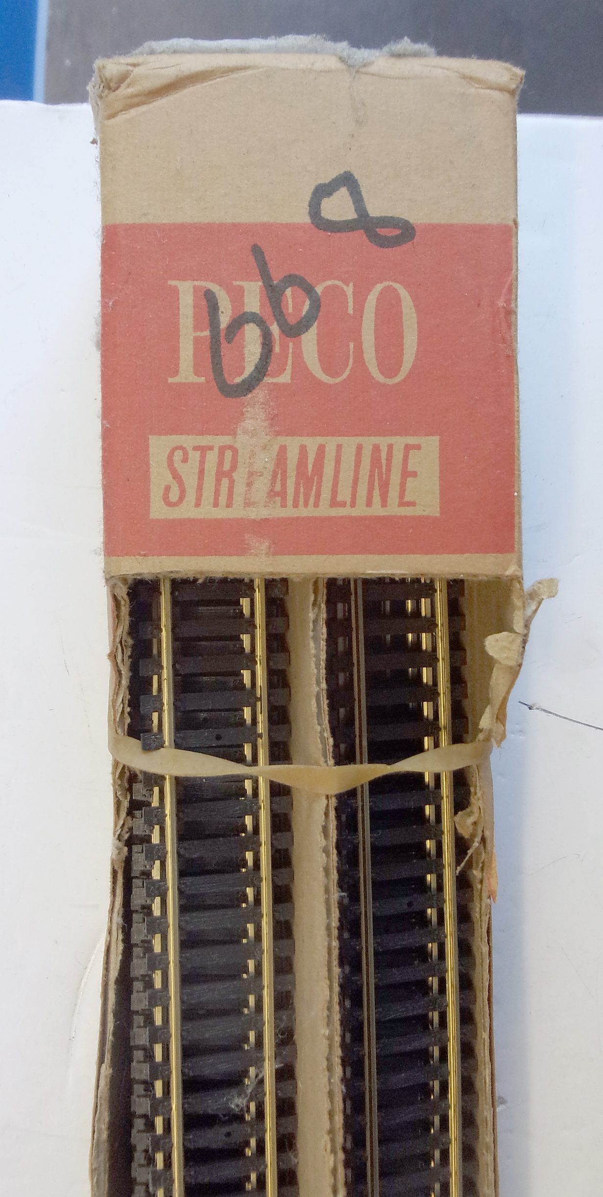 TWIN BOX OF PECO STREAMLINE OO TRACK, as pictured.  New, unused.