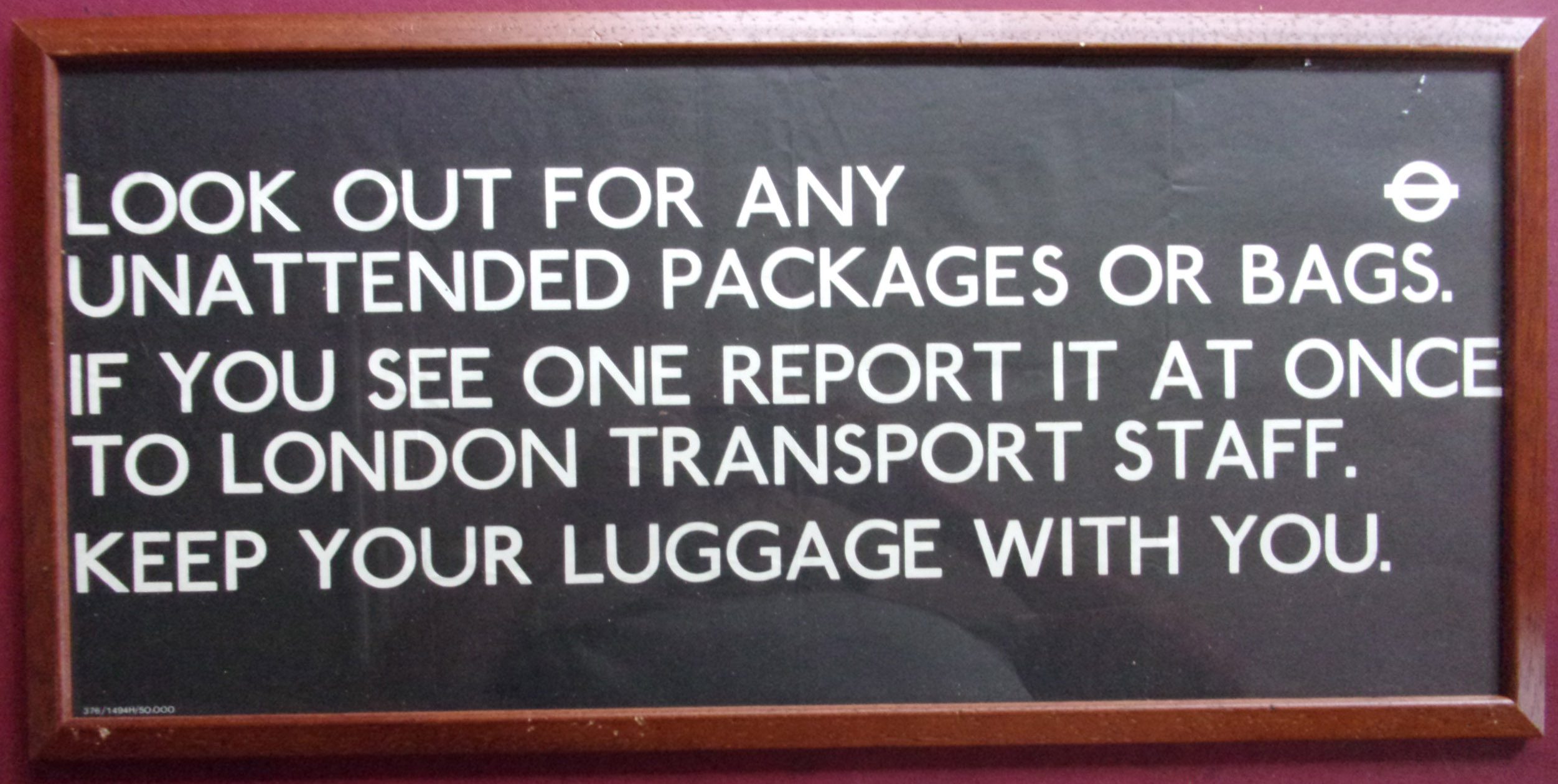2 x Carriage Prints, London Transport Information Notice and one advertising sign . Both nicely framed & glazed. ( 2 x images to view)
