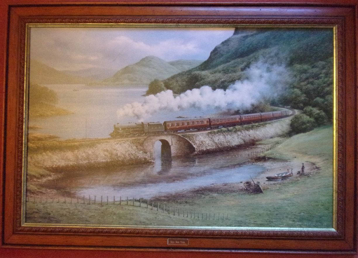 Nicely framed copy of 28" x 18"