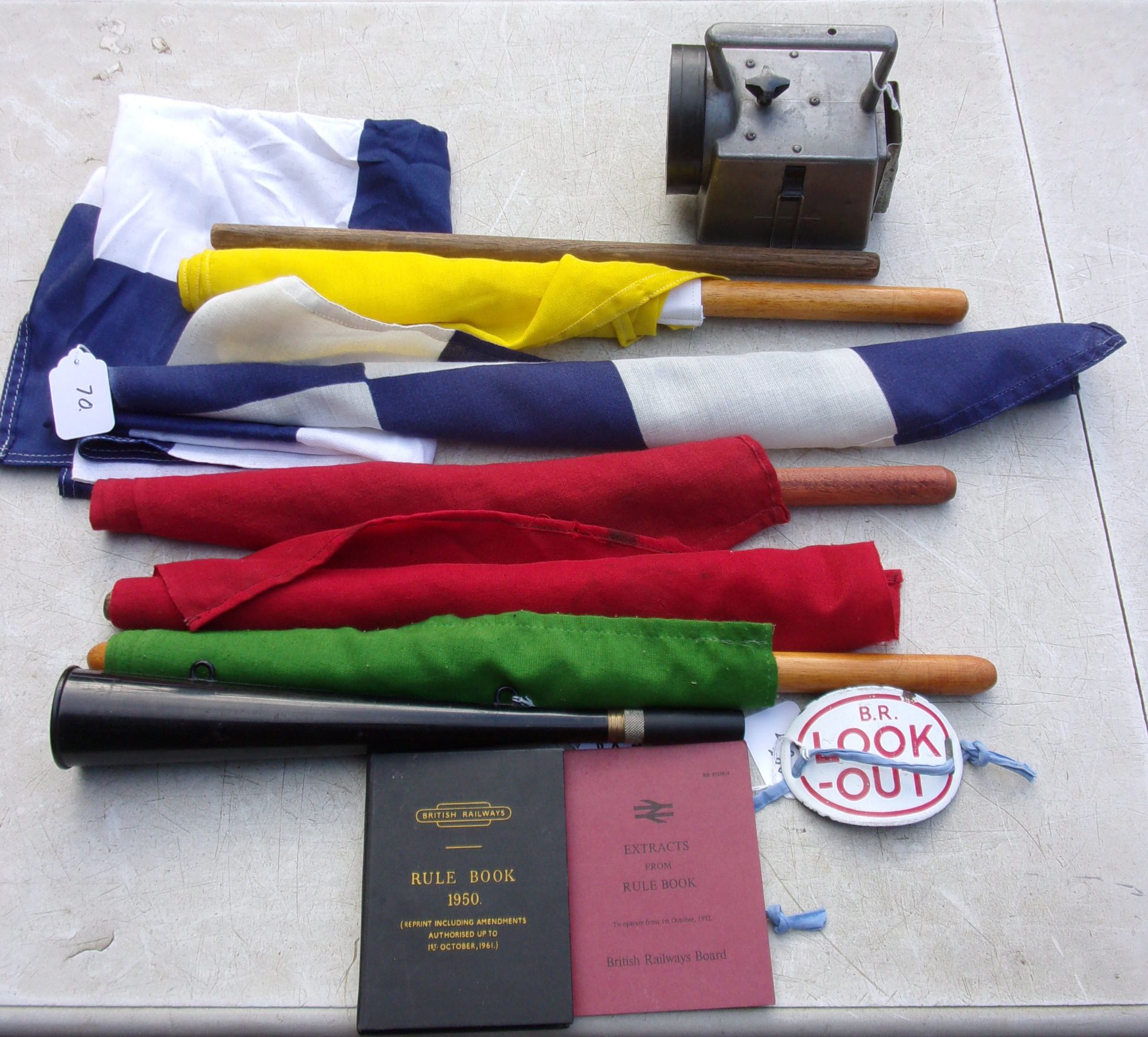 Permanent Way Ensemble Flags, Hooter, Bardic Lamp, Armband & Booklets.