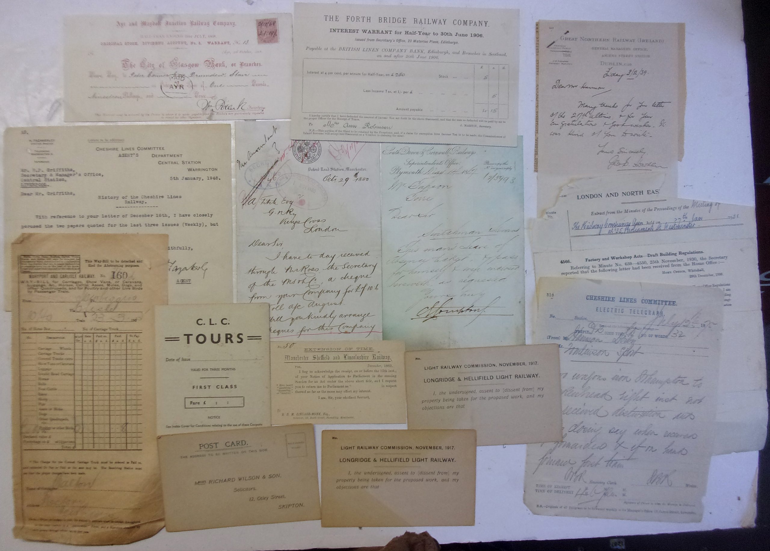 Quantity of Notes & Cards, Some interesting companies in this lot.