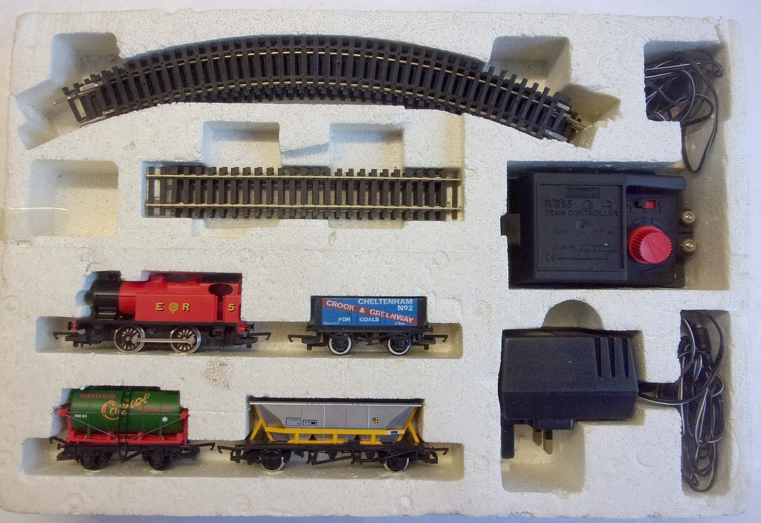 Hornby 00 Train set, inner box only.  Complete, as pictured.
