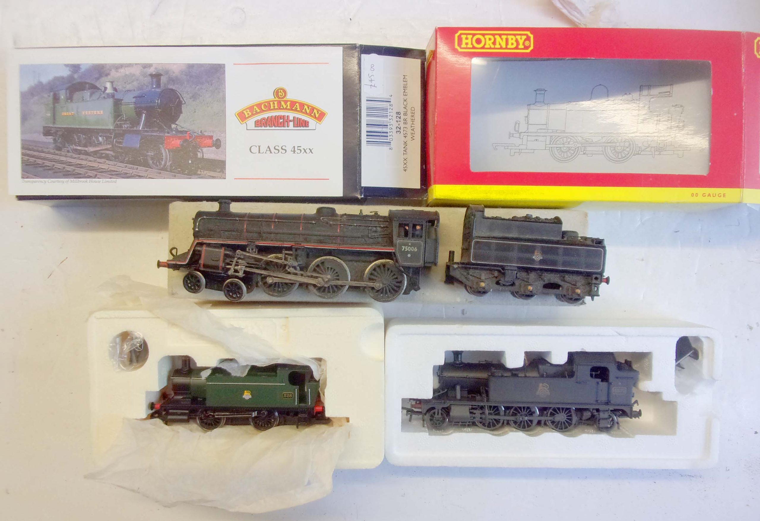 3 x 00 Locos, 2 x as new, boxed. 1 x unboxed.