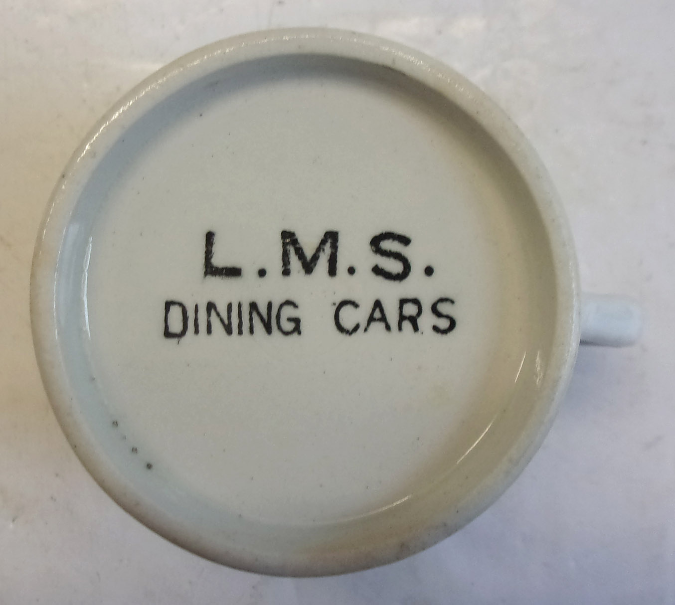 LMS Dining Cars, Coffee Can. No damage.  2 1/4" high.  v.g.c.