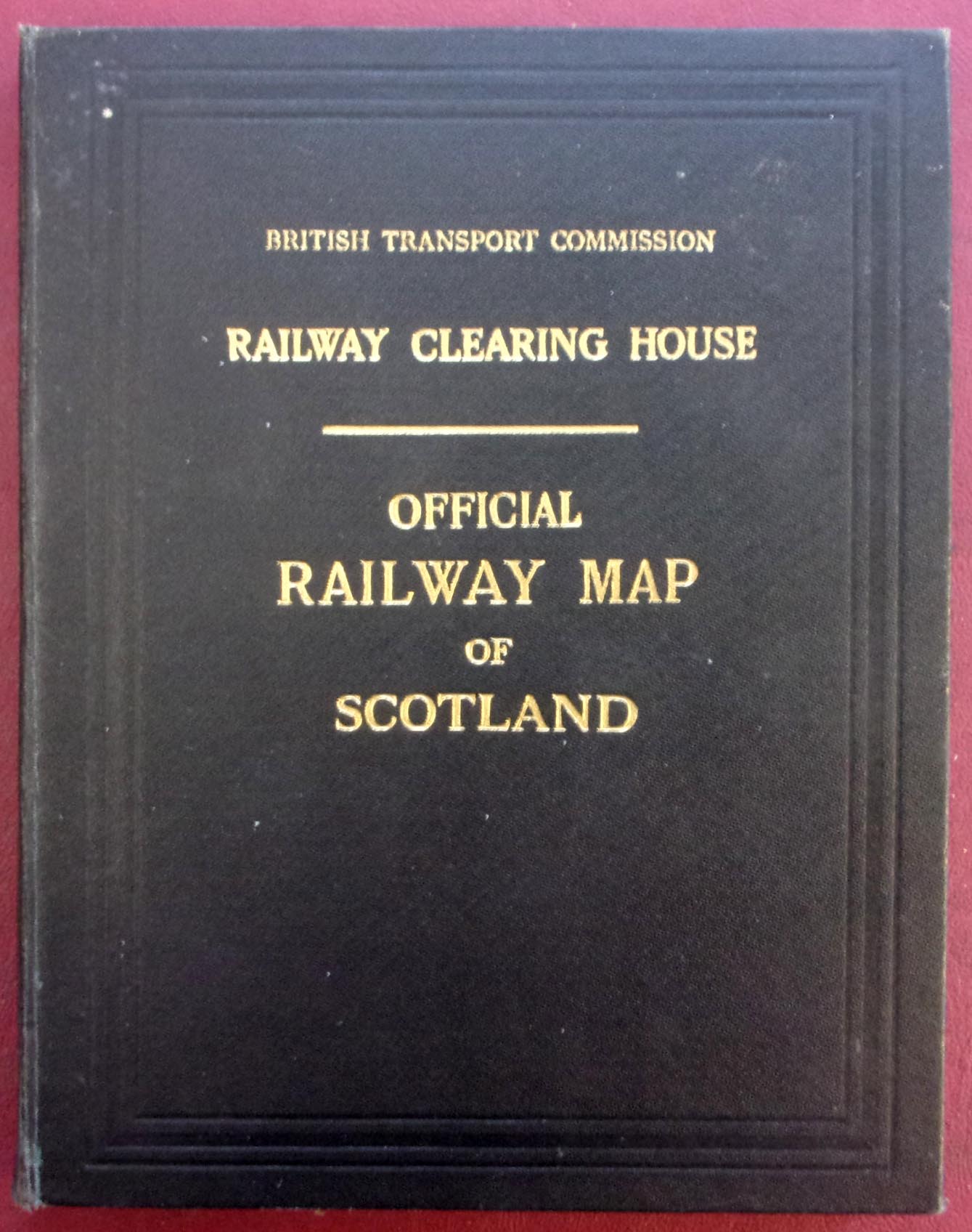 Railway Clearing House Map "Scotland" v.g.c.