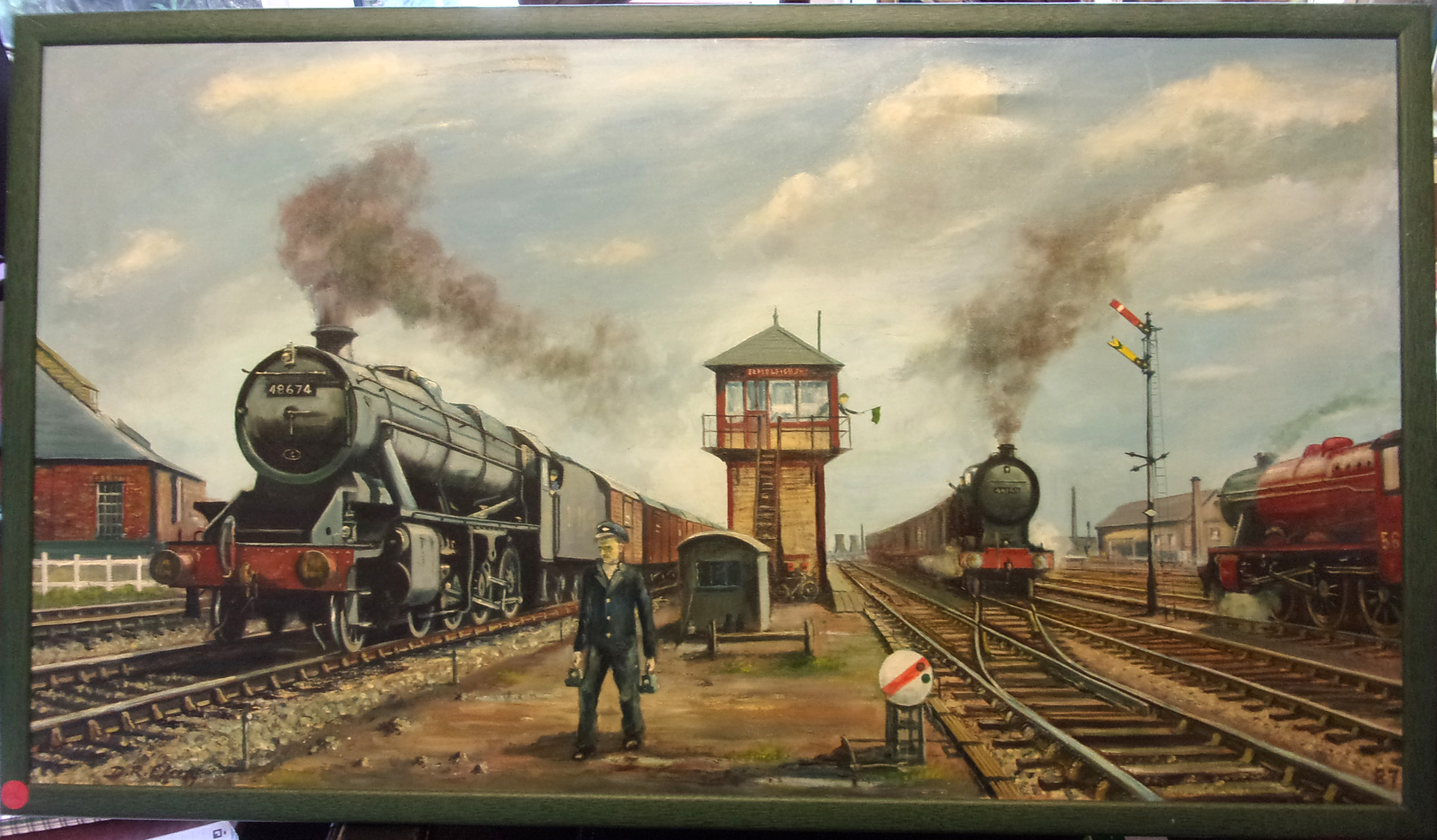 3 x original artwork, 2 x framed, 1 x unframed.  Average size.  34" x 22".  Very good images.  3 x images.