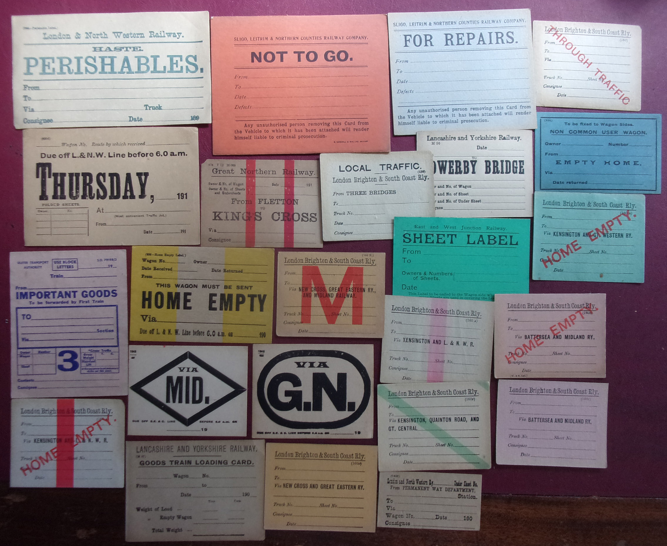 Quantity of Wagon Labels, pre grouping mix.
