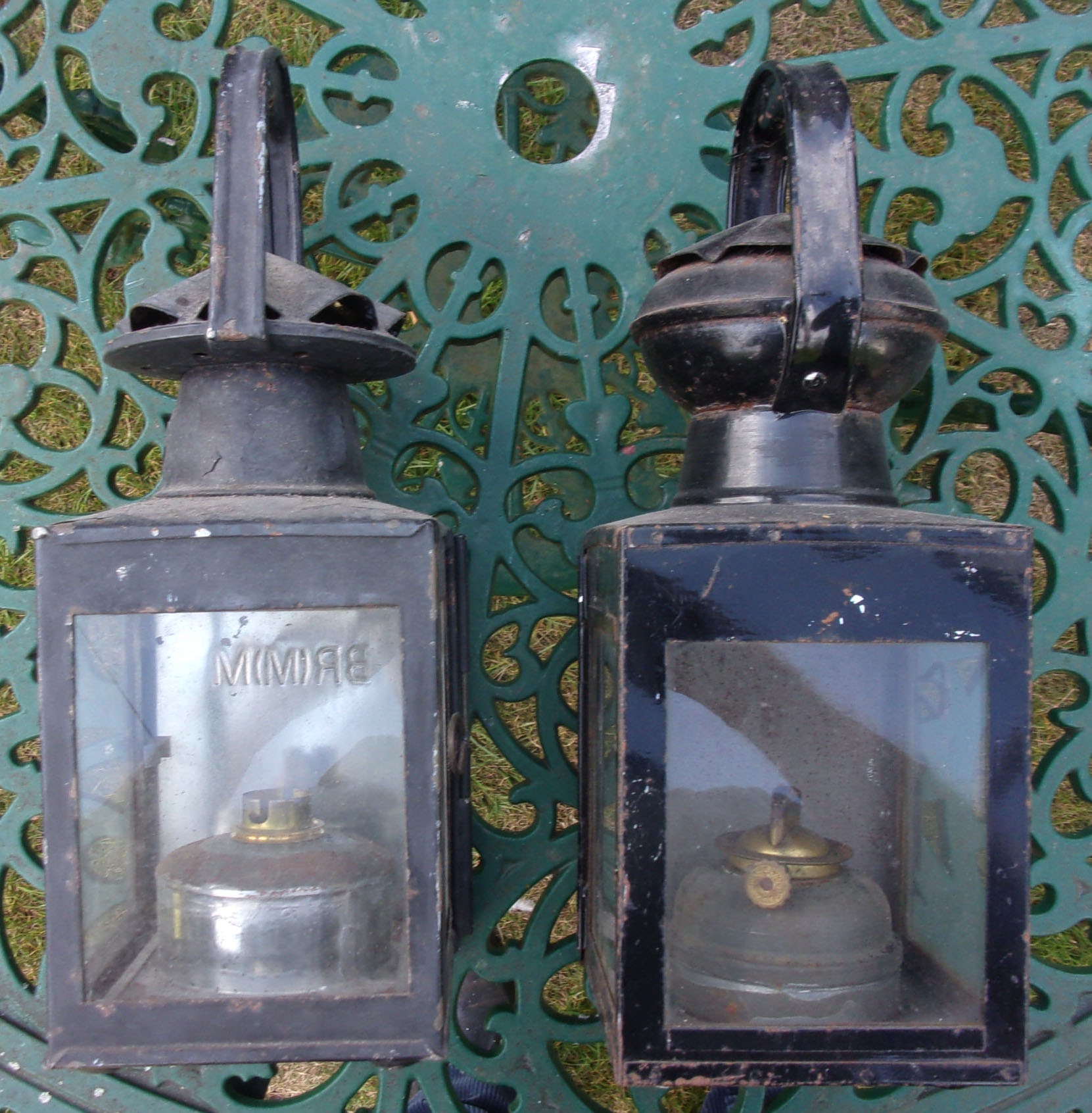 2 x BR General Purpose Lamps, complete with vessels, one burner missing, sound condition .