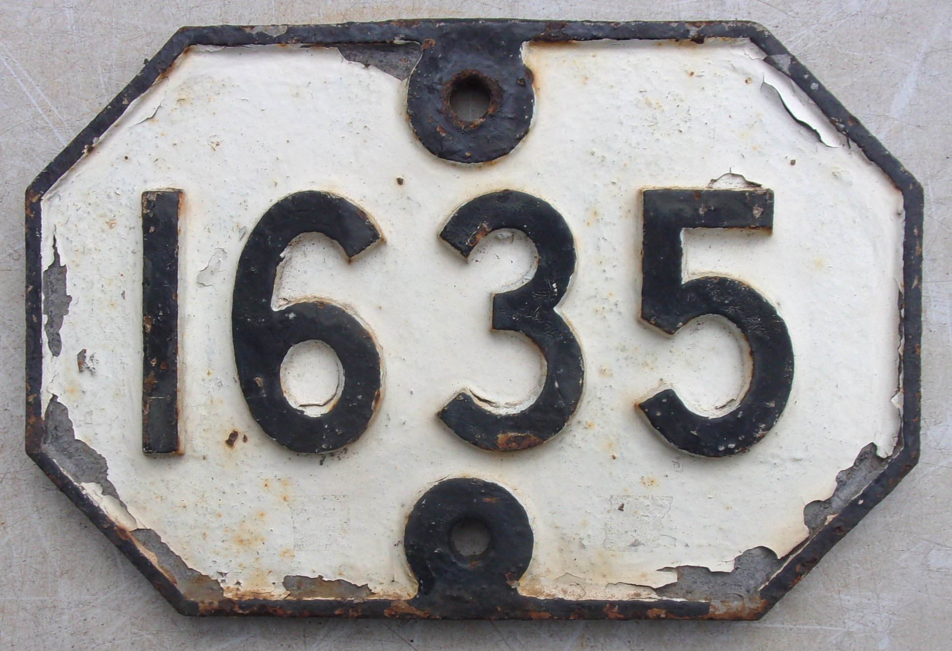GER Bridgeplate "1635"