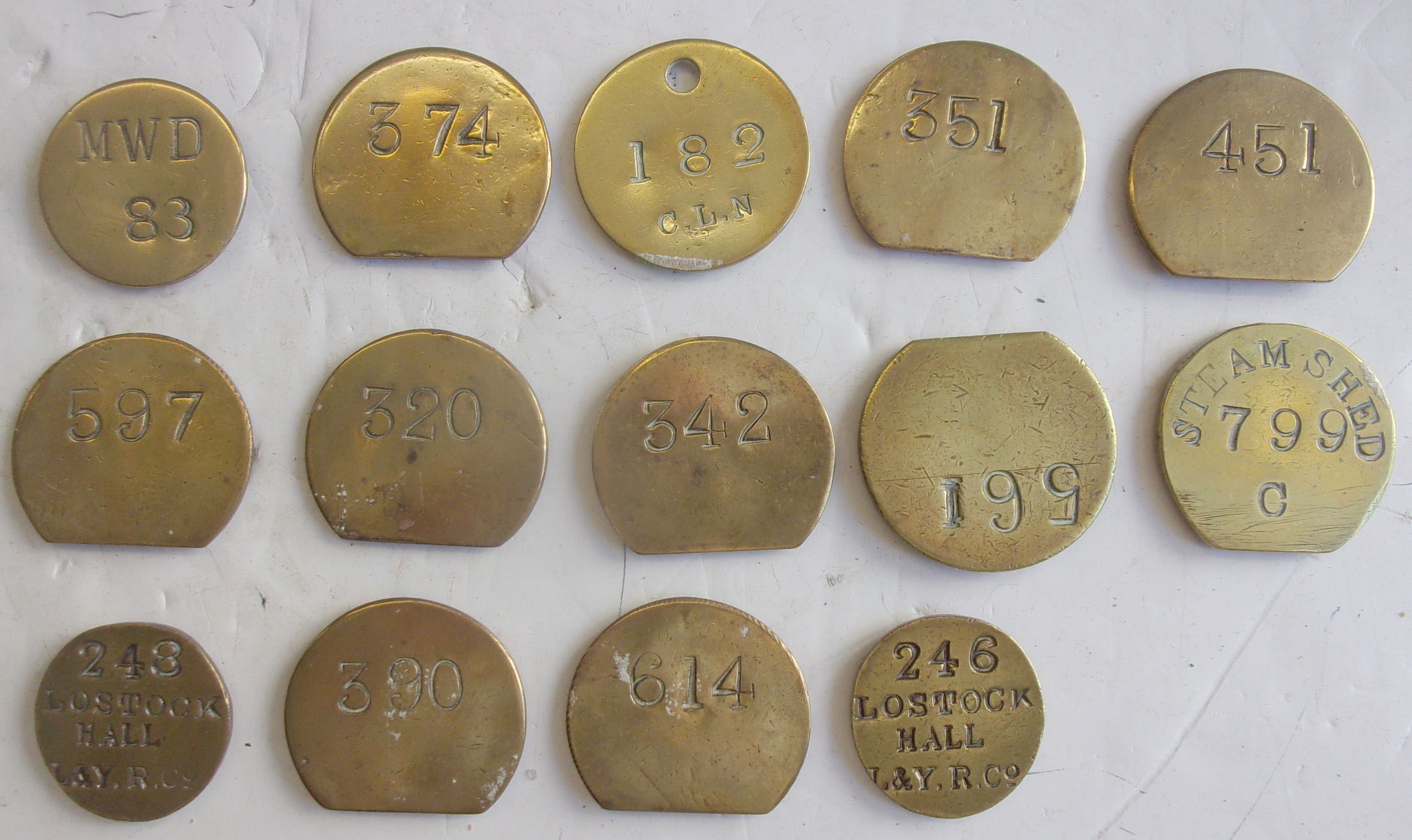 A Collection of pay tallies.