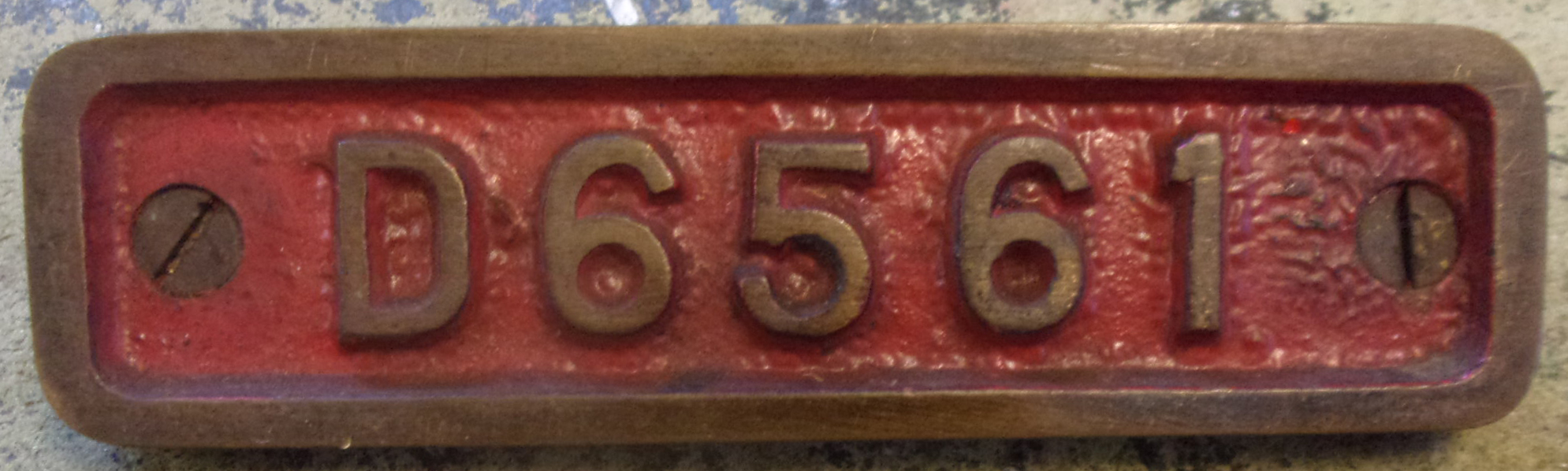 BR Type 3 Cab Number "D6561", details as lot 209. Tops 33 043.